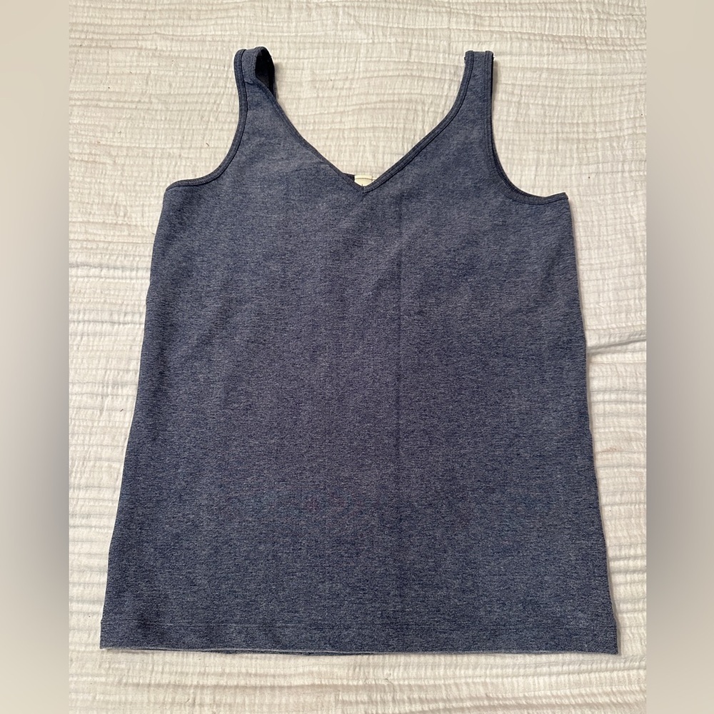 Eloise Anthropologie Blue Seamless Tank - NWOT - Size S